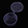 50Pcs Small Plastic Sauce Cups Food Storage Containers Clear Boxes with Lid