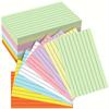 200 Sheets Colored Index Cards 3x5, Double-Sided Blank Notes Flash Cards for Studying, Note Cards 3x5 Lined, Flashcards for Studying