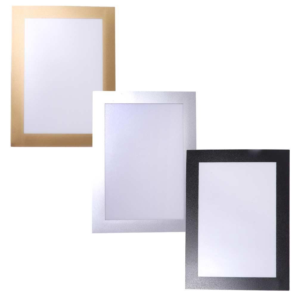 3PCS Wall Mount Self-Adhesive Photo Frame Square Poster Photo Frame Award Frame  Door