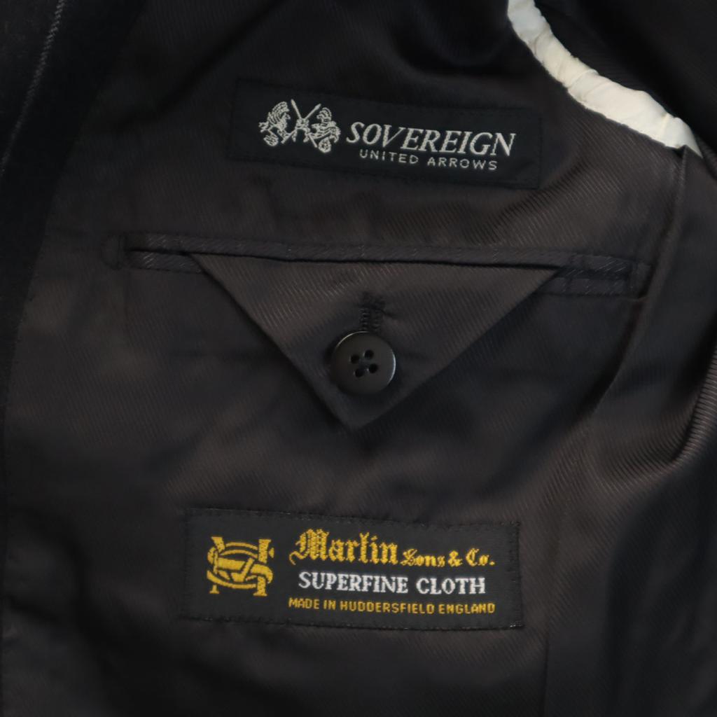 UNITED ARROWS Sovereign 100% Wool Striped Pattern Suit Setup 42 SOVEREIGN Men's Used