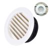 Exterior Wall Air Vent Grille Plastic Round Air Exhaust Vent Grille Ducting