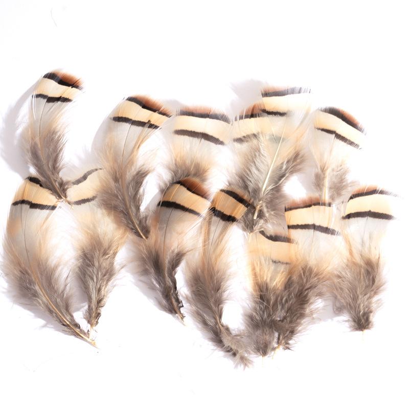 80 Natural Pheasant Feather Decorative Diy Jewelry Hair Accessories Material Cat Stick Toy Accessories