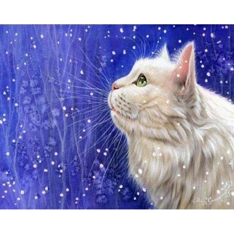 Cats Diamond Painting Full Round DIY Diamond Painting Diamond Mosaic Rhinestones Home Decor