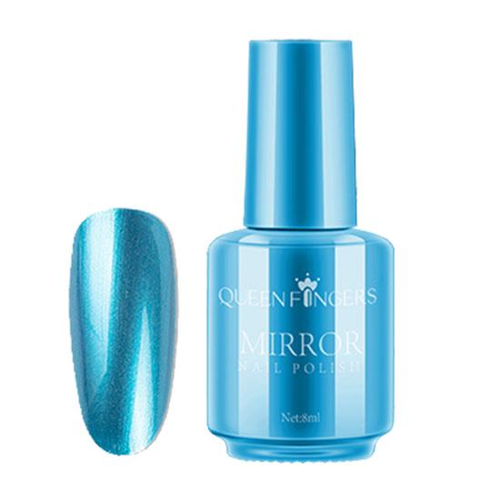 8ml Nail Mirror Polish Non-Peelable Bright Surface DIY Quick Drying Long Lasting Clear Bright DIY Polish for Manicure