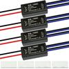 Brake Light Flash Strobe Controller Flasher Module for Auto Car Motorcycle Truck LED Flash Module GS-100C 12-24V (Pack of 4)