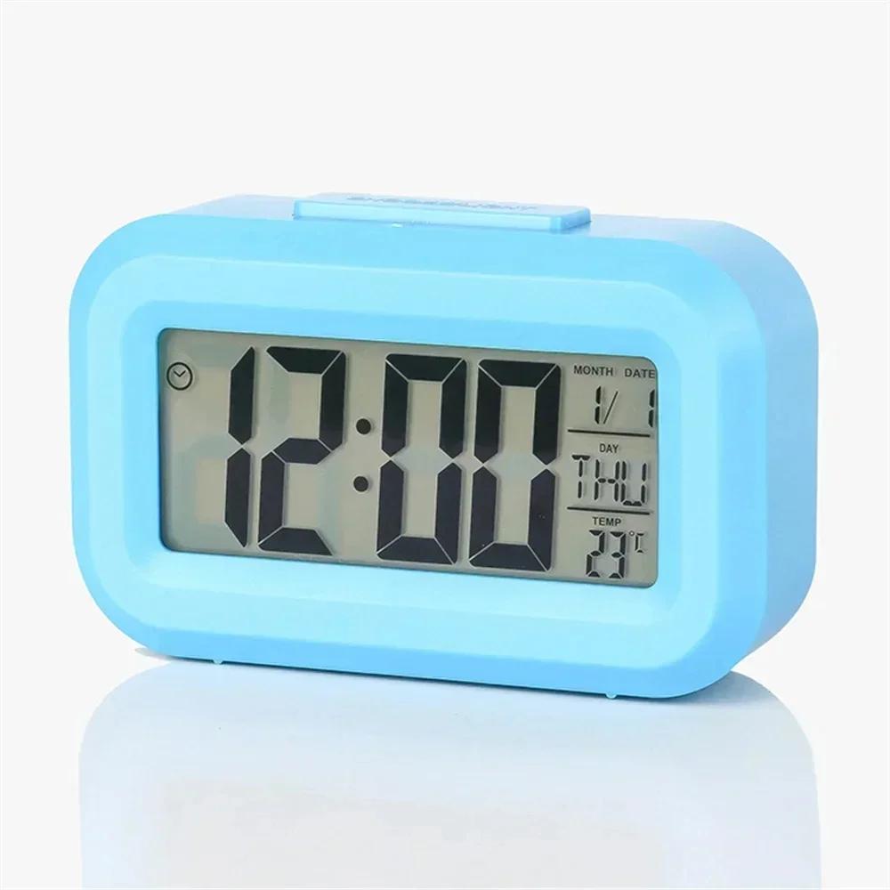 Digital Clock Desk. Times Backlight Multi-function Desktop Alarm Table Led Decorations Electronic Electronics Calendar Data Wall