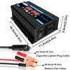 Auto LCD Display Car Power Inverter Converter Charger 4000W 12V To 220V/110V Dual USB Voltage Transformer Modified Accessories