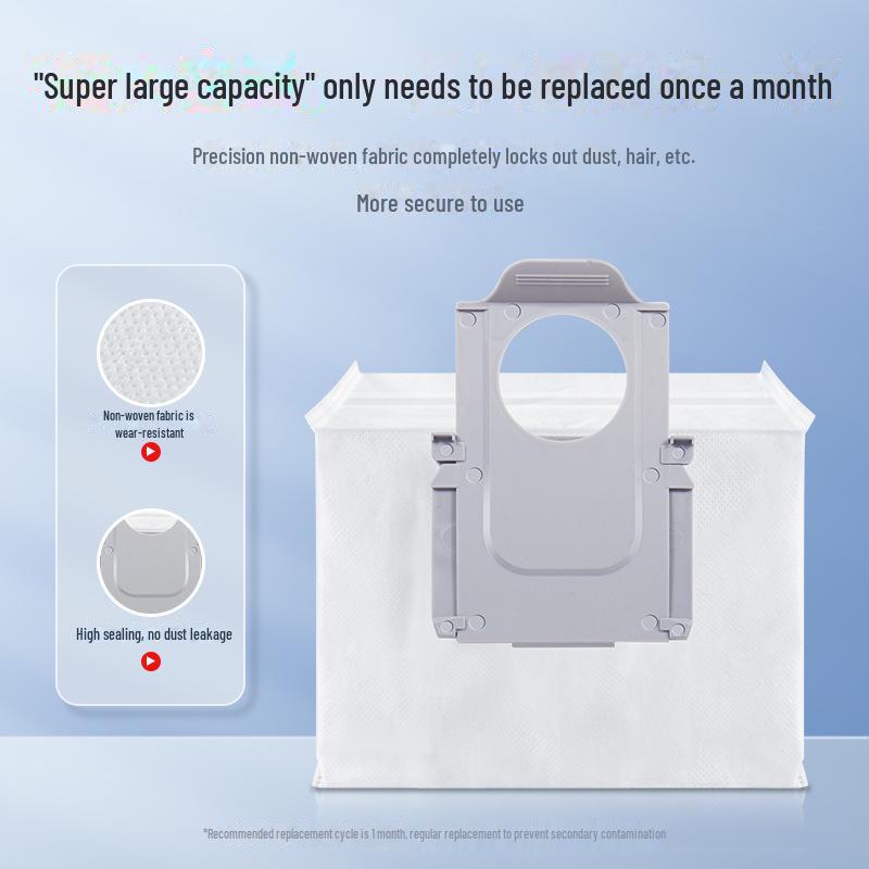 Roborock S8+/S8 Pro Ultra/G20 Sweeper Accessories: Cleaning Liquid, Rag, Side Brush, Filter, Dust Bag Set