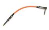 Canare GS-6 Patch Cable, 20cm, L-S Type, Orange, 1 Cable