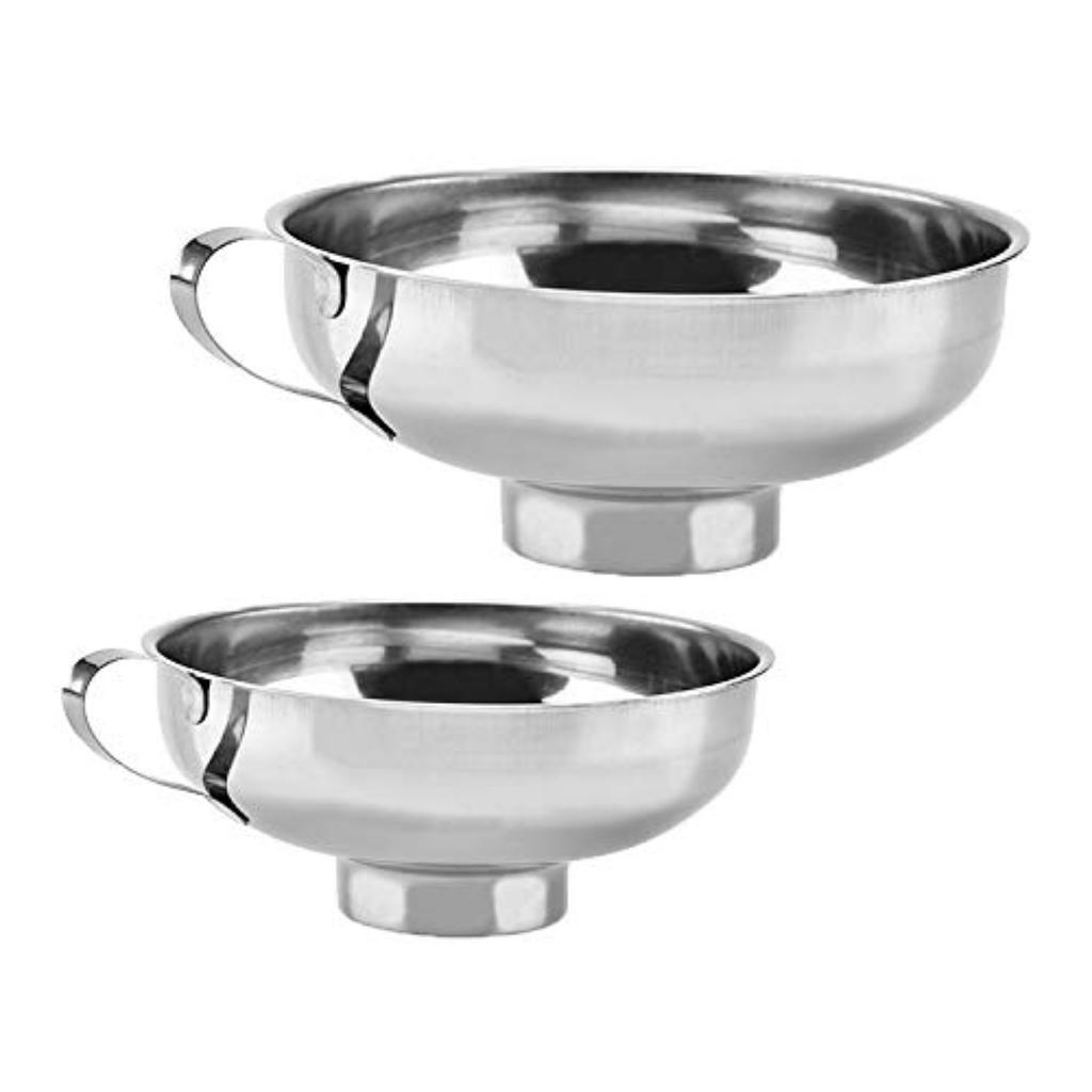 1PC Canning Funnel with Strainer for Wide and Regular Mason Jars - Wide-Mouth Funnels for Kitchen Use.