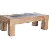 Table Basse - HOME ESPRIT - Rectangulaire - Bois MDF - 140x70x46 Cm - Multicolore