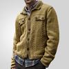 Men's Casual Long Sleeve Shawl Collar Sweaters Buttons Down Cable Knitted Cardigan Sweater Fall Winter Warm Loose Fit Chunky Cardigans Outwear for Men