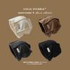 Metal Label Niche Three-dimensional Cutting Pullover Hat Autumn and Winter Ear Protection Warm Pile Hat Woman