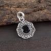 Black Onyx 925 Solid Sterling Silver Pendant, Handmade Gemstone Jewelry Pendant For Memorial Day