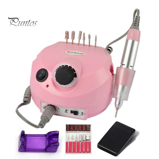 Electric Nail Polishing Machine High Speed Nail Polisher with 6 Grinding Heads for Versatile Nail Care