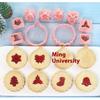 3D Christmas Cookie Cutters Biscuit Mold Gingerbread Man Cookie Mould Stamp Xmas Year Party Decor Baking Tools