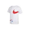 Sportswear Double Swoosh Large Logo Print Crew Neck Short Sleeve T-Shirt Men Tops White DD3350-100