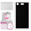 apgo Protective Skin Sticker for the Back Compatible with Sony Xperia XZ1 Compact, Wrap Film, Foil, Vinyl - Pattern Matte Black