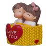 Latest Valentine Gift for Girlfriend Boyfriend | Resin Cute Couple Statue I Love You Decorative Showpiece