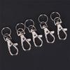10Pc Silver Swivel Trigger Clips Snap Lobster Clasp Hook Bag Key Ring Hooks Gift