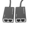 2Pcs HDMI-compatible To 3D 1080P RJ45 Cat5e/6 LAN Ethernet Balun Extender Repeater Adapter