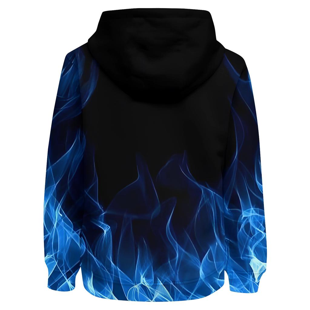 Boys Casual Fashion Long Sleeve Hooded Pocket Sweatshirt