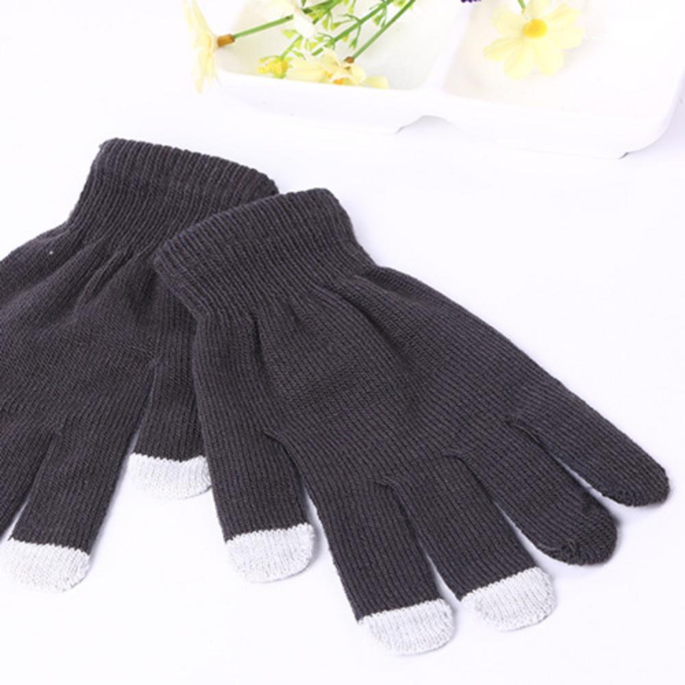 Touch Screen Gloves Smartphone Touch Screen Gloves Women's Knitted Winter Wool Warm Men's Gloves