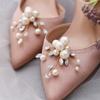 1Pc Bag Pendant/Brooch Pearls Charm Buckle Handmade Alloy Flower Shoes Clip Removable Wedding Shoes Decoration