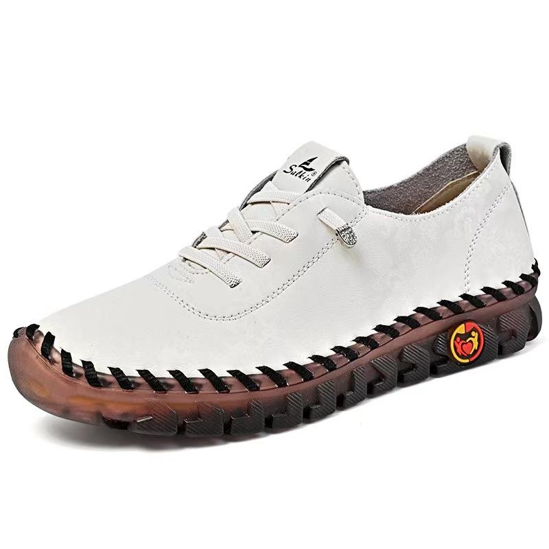 Cow Tendon Soft Soled Mother's Shoes New Women's Shoes Flat Bottomed Non Slip Single Shoes Casual Shoes for Women