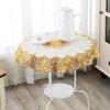 Home Decoration Round Tablecloth Oil-proof Anti-scald Tea Tablecloth Temperament Carved Hollow Decorative Tablecloth