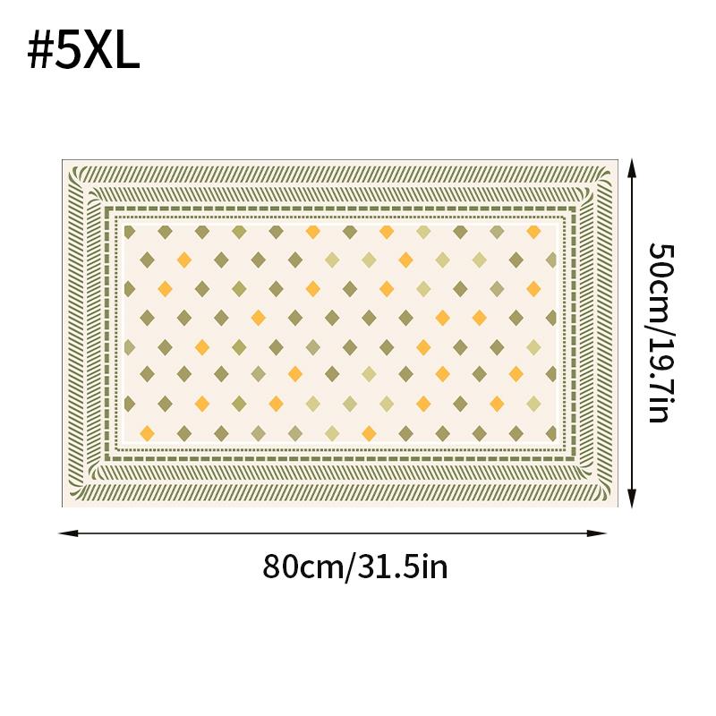 Simple Bath Mat  Bathroom Absorbent Floor Mats  U-shaped Toilet Foot Pad Non-Slip Floor Door Mat Bathtub Side Carpet Shower Rug