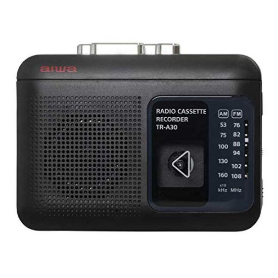 Aiwa Radio Cassette Recorder TR-A30B (Black)