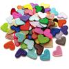 20Pcs Colorful Heart-Shaped Heart Embroidered Patches Applique Clothing Patch Decoration