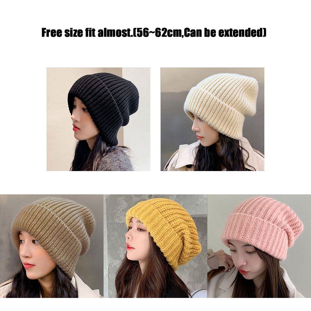 Woman/Men Knitted Beanies Multi Colors Female Beanie Caps High Quality Warmer Bonnet  Outdoor