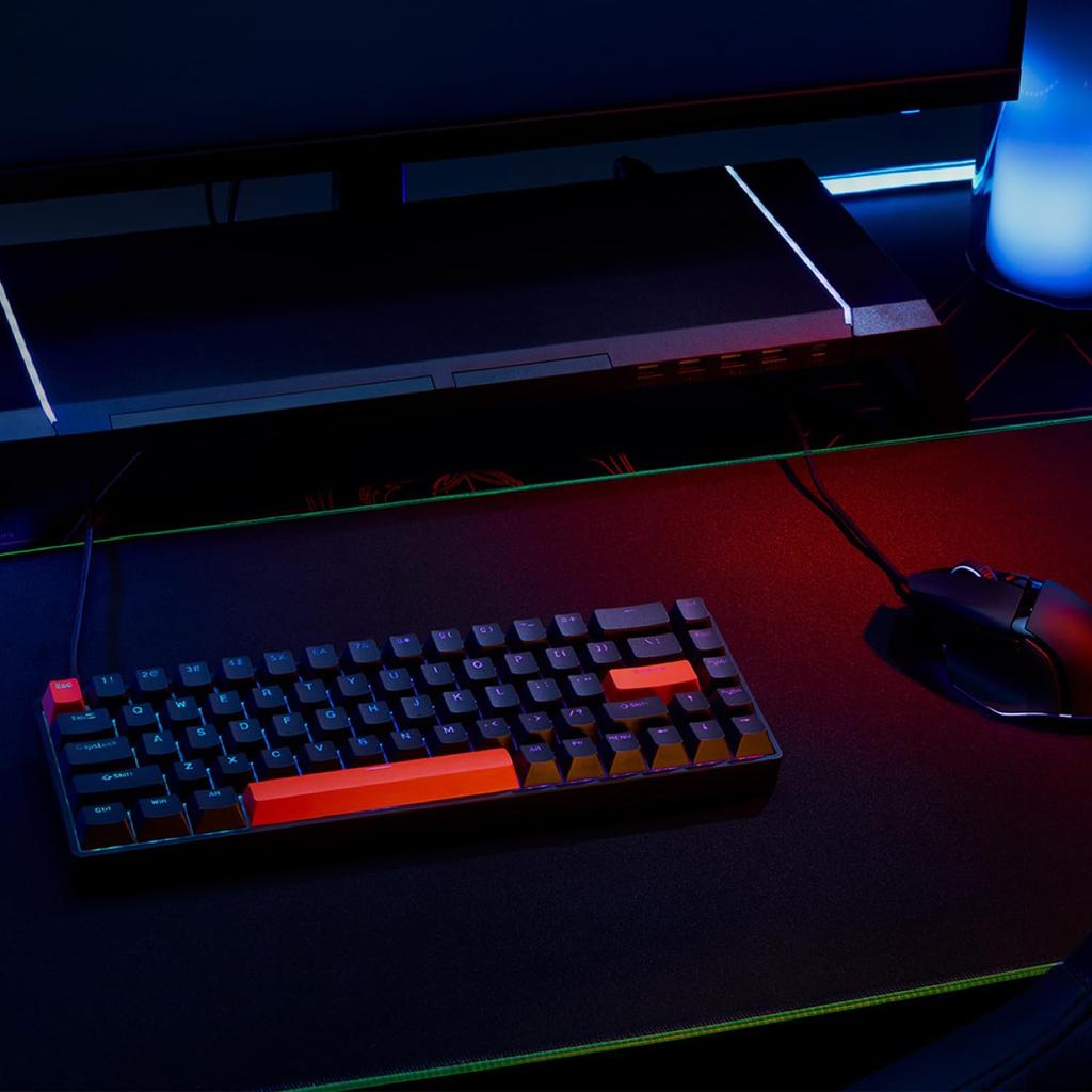 DrunkDeer G65 eSports Gaming Rapid Trigger Keyboard Hall Effect Switches Magnetic Switches Last Win Release Dual Trigger Modes Adjustable White Perry