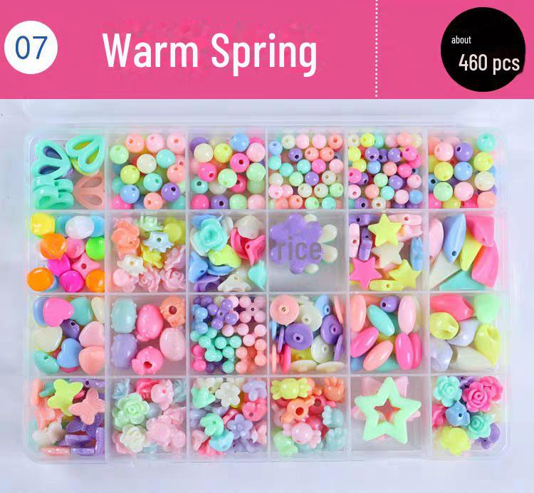 Children's DIY Beaded Bracelet Kit - Educational Handmade Craft for Girls