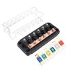 Circuits Fuse Panel 6 Way MEGA AMG 30A 50A 60A 80A 100A 125A Bolt Fixing Boat Fuse Panel
