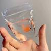1/2/3Pcs Clear Goldfish Bag Squeeze Toy Anxiety Stress Relief Mini Goldfish Pinch Sensory Toy Kids