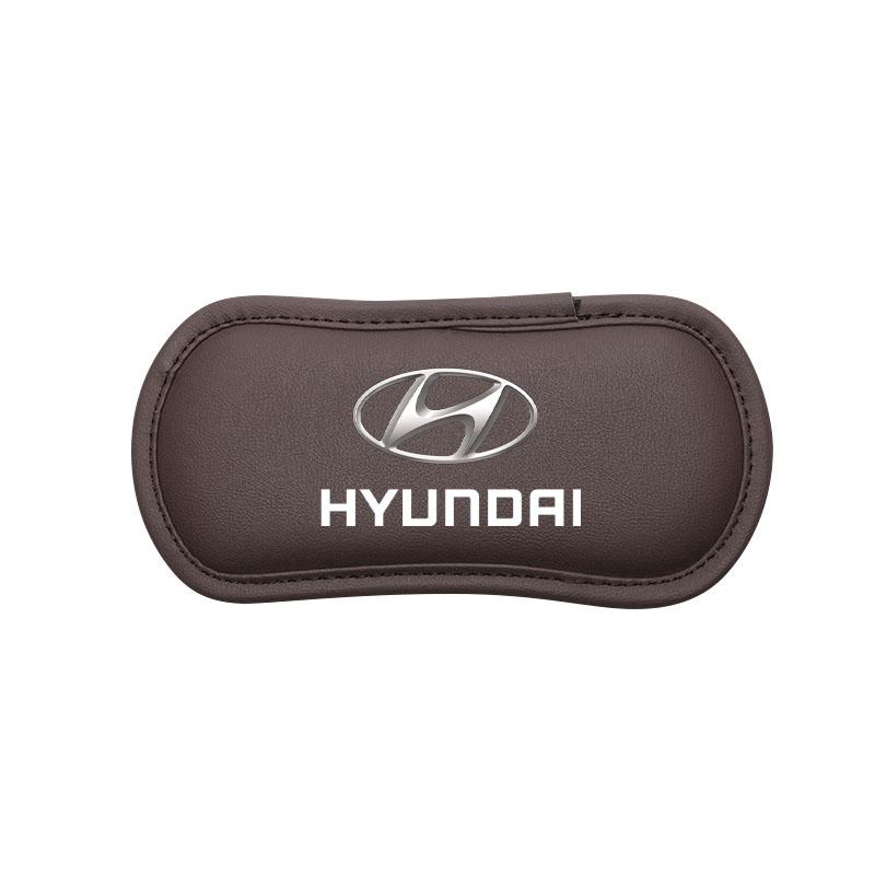 1 шт. Кожаная автомобильная подушка Автомобильная накладка на колени Эластичная подушка для ног из пены с памятью для Hyundai Tucson Solaris I30 Creta IX35 I40 IX20 Veloster