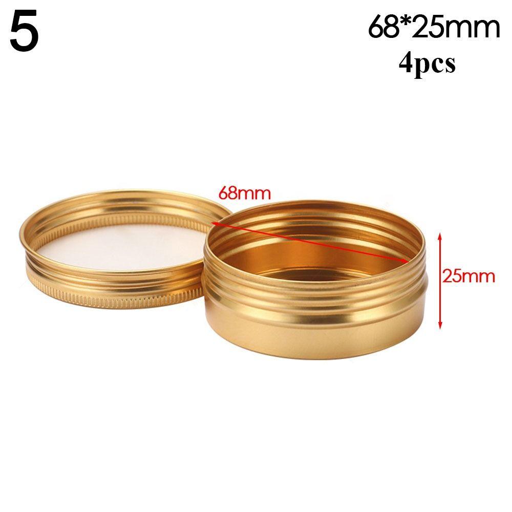 Candle for Cream Balm Metal Box Tea Cans Cosmetic Container Aluminum Tin Jar Refillable Bottles