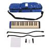 37 Key Melodica Instrument Piano Double Soft Tubes 2pcs Mouthpiece Melodica Air Piano Keyboard with