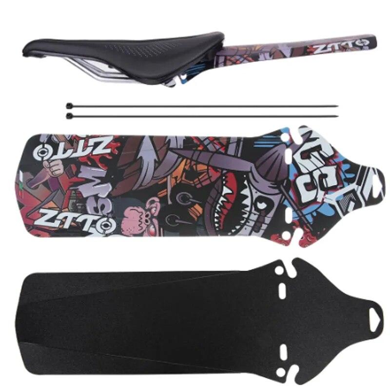 MTB Bike Seat Removable Saddle Mud Guard Ass Fender Rear Cushion MTB Mudguard Easily Installation Removal Bicycle Parts