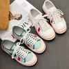 Retro Color Matching Canvas Shoes Women's Spring and Summer 2025 Thin Lightweight Breathable Little White Shoes Casual Versatile Sports Shoes