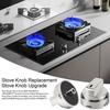 Stove Knob Replacement Parts Polished Surface Rustproof Corrosion Resistant Simple Installation Stove Knob Parts for AEZ73453509