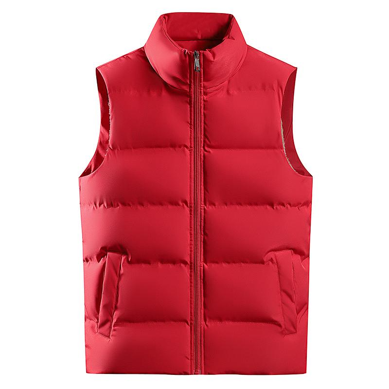 Casual Velvet Trendy Warm Vest for Men Versatile Windproof and Cold-resistant Large Size Vest