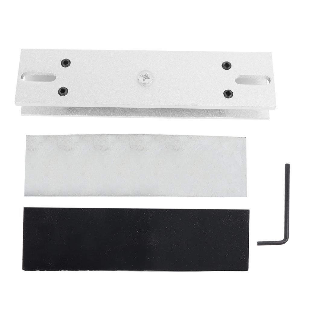 U Shape Bracket for Magnetic Lock Aluminum Alloy 617LBS Capacity Lightweight for Glass Metal Wood