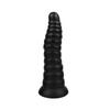 Anal Plug Silicone Dildo Anal for Men and Women Caterpillar Shaped Anal Plug Extra Thick Dildo with Suction Cup Anal Expansion Soft Anal Goods Anal