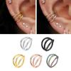 316L Surgical Steel Segment Tragus Helix Cartilage Earring Nose Ring Septum Clicker Conch Three Layers Nostril Piercing Jewelry