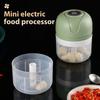 Electric Food Chopper Garlic Crusher Meat Grinder Mini Garlic Press Vegetable Chopper Masher Machine USB Kitchen Gadgets