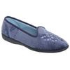 Womens/Ladies Nieta Plain Embroidered Slippers
